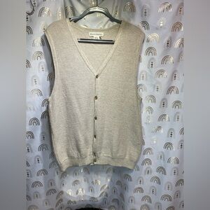 Banana Republic Light Tan Knit Vest